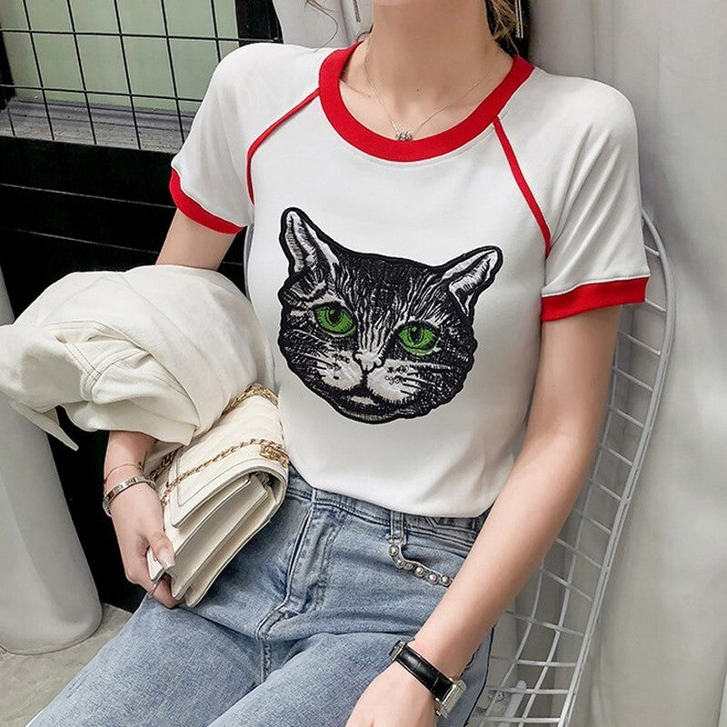 猫 Tシャツ