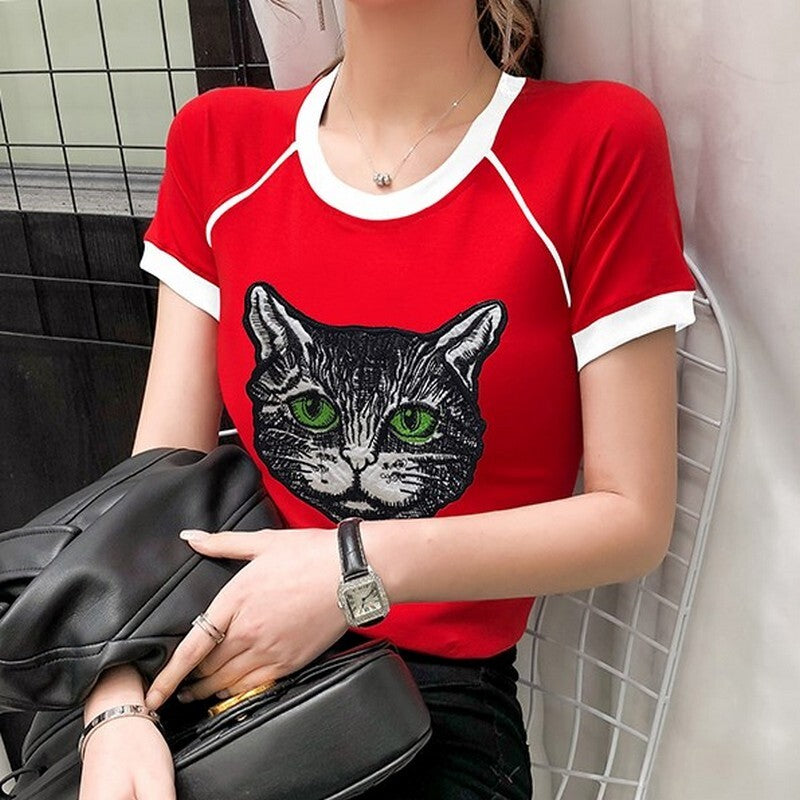 猫 Tシャツ