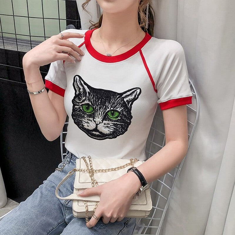 猫 Tシャツ